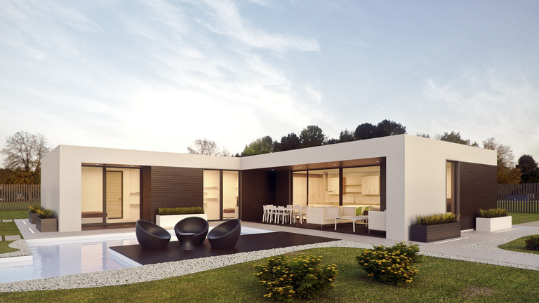 3D Modern House Design